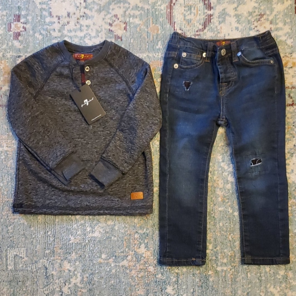 7 For All Mankind Top & Jeans
